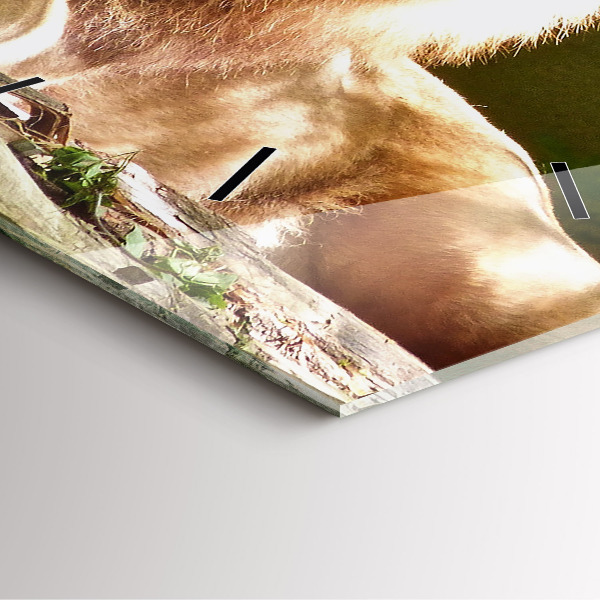 Orologio quadrato Ritratto di un leone