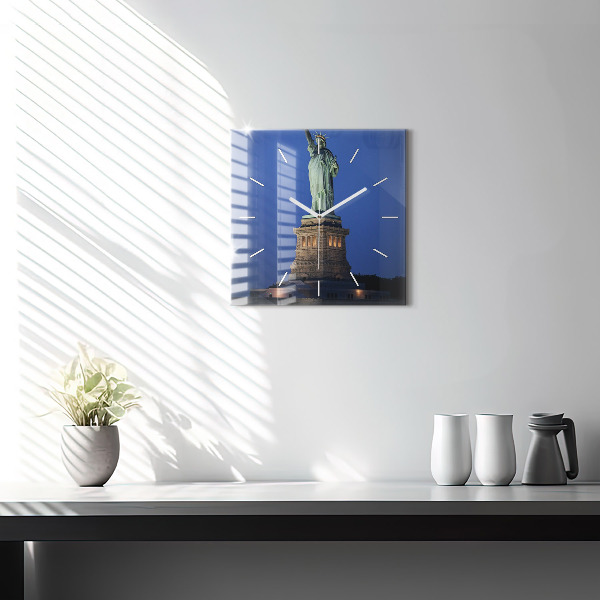 Orologio quadrato Statua della Libertà New York