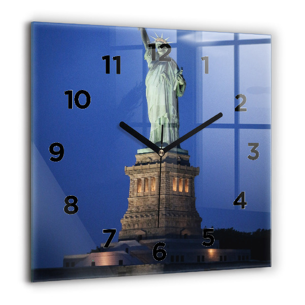 Orologio quadrato Statua della Libertà New York