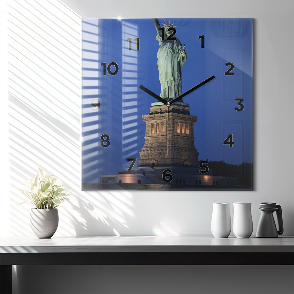 Orologio quadrato Statua della Libertà New York