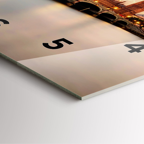 Orologio quadrato Panorama del Big Ben di Londra