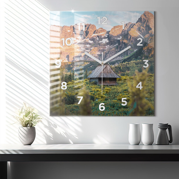 Orologio quadrato Cottage nei Monti Tatra