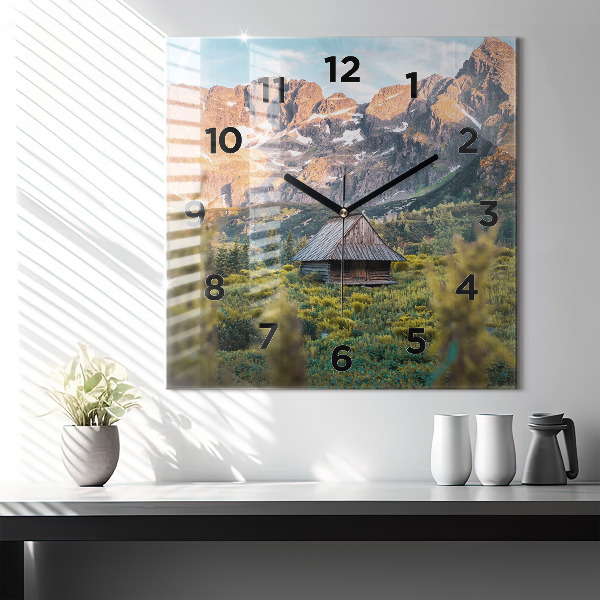Orologio quadrato Cottage nei Monti Tatra