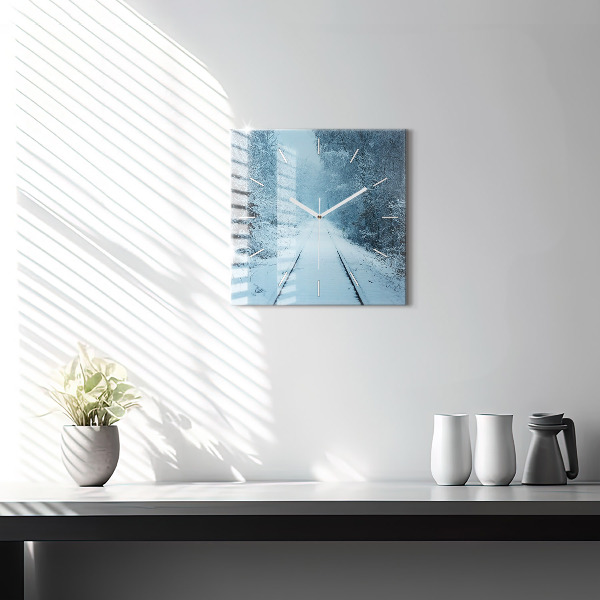 Orologio quadrato Cervi sulle tracce