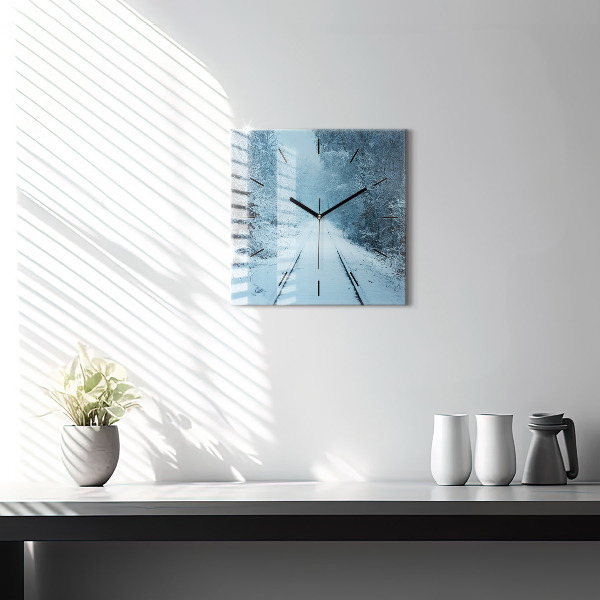 Orologio quadrato Cervi sulle tracce