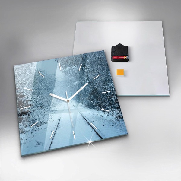 Orologio quadrato Cervi sulle tracce