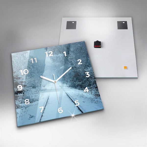 Orologio quadrato Cervi sulle tracce