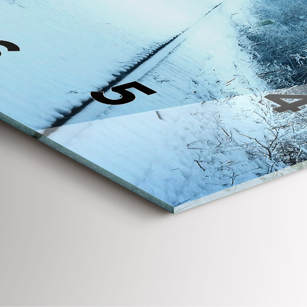 Orologio quadrato Cervi sulle tracce