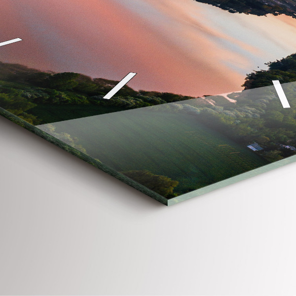 Orologio quadrato Vista lago