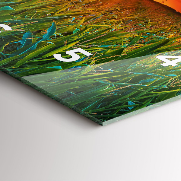 Orologio quadrato Girasoli nel prato