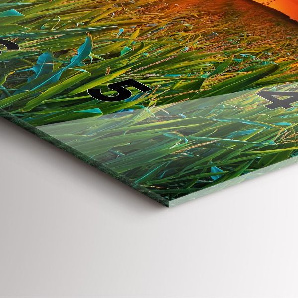 Orologio quadrato Girasoli nel prato