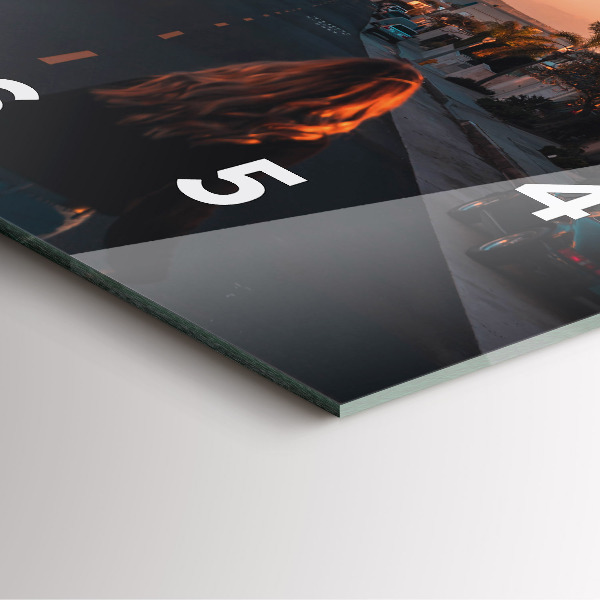 Orologio quadrato Donna sulla strada