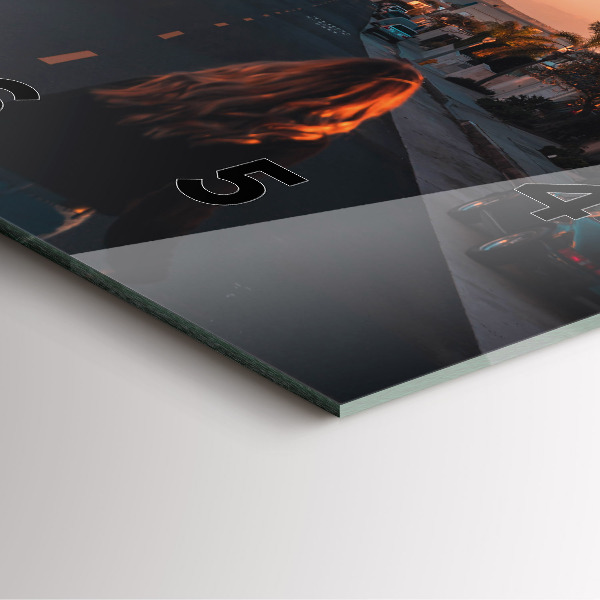 Orologio quadrato Donna sulla strada