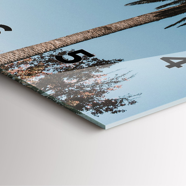 Orologio quadrato Palme a Los Angeles