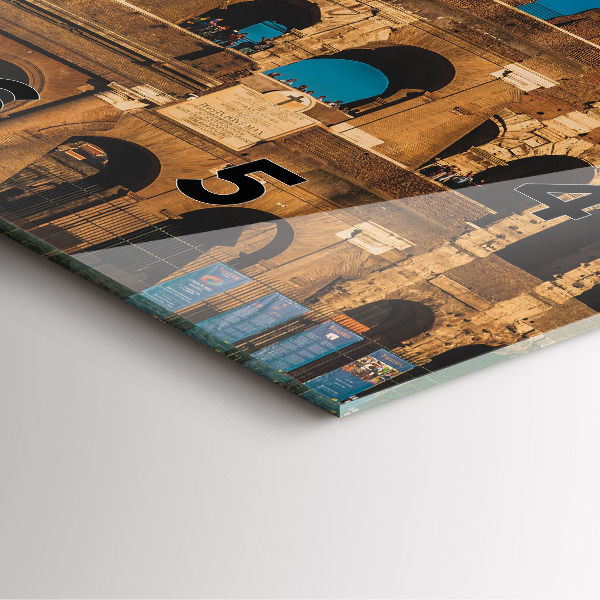 Orologio quadrato Il Colosseo in Italia