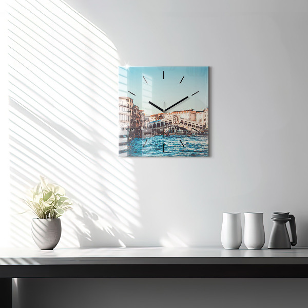 Orologio quadrato Ponte di Rialto a Venezia