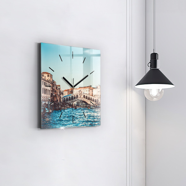 Orologio quadrato Ponte di Rialto a Venezia