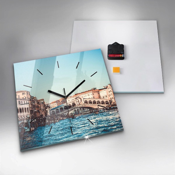 Orologio quadrato Ponte di Rialto a Venezia
