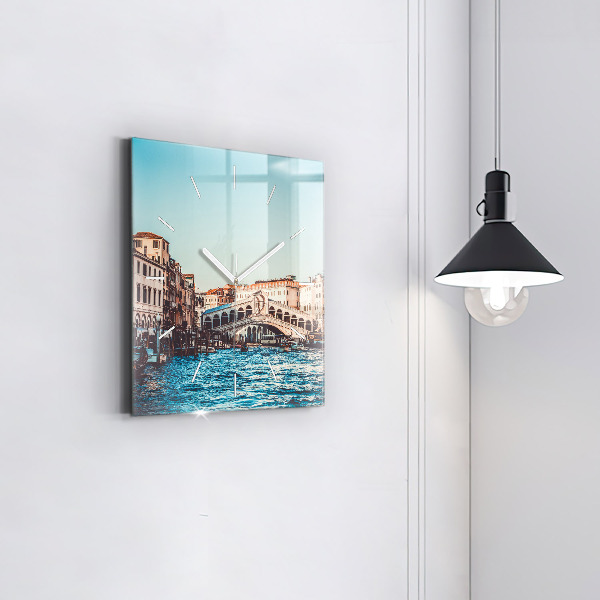 Orologio quadrato Ponte di Rialto a Venezia