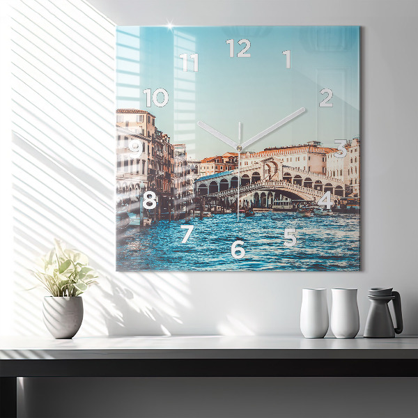 Orologio quadrato Ponte di Rialto a Venezia