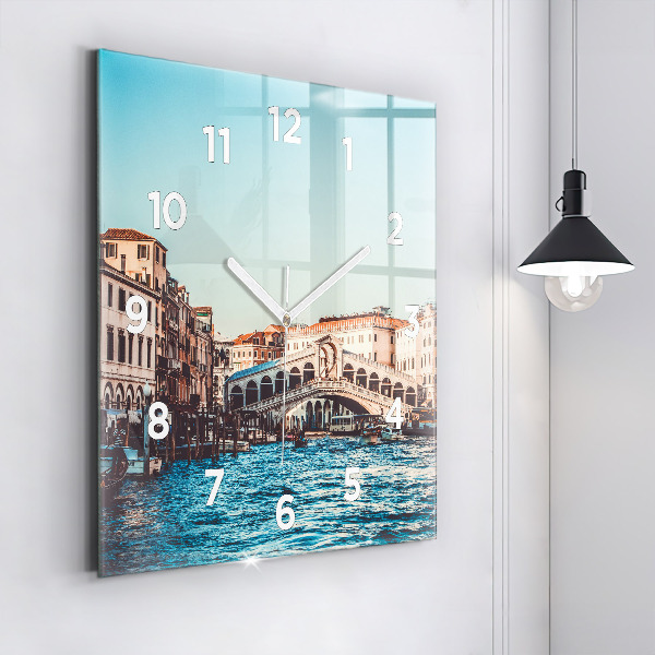 Orologio quadrato Ponte di Rialto a Venezia
