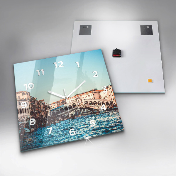 Orologio quadrato Ponte di Rialto a Venezia