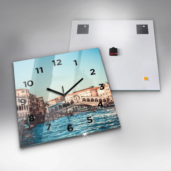Orologio quadrato Ponte di Rialto a Venezia