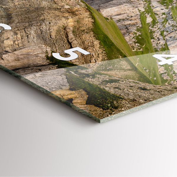 Orologio quadrato Montagne Rocciose