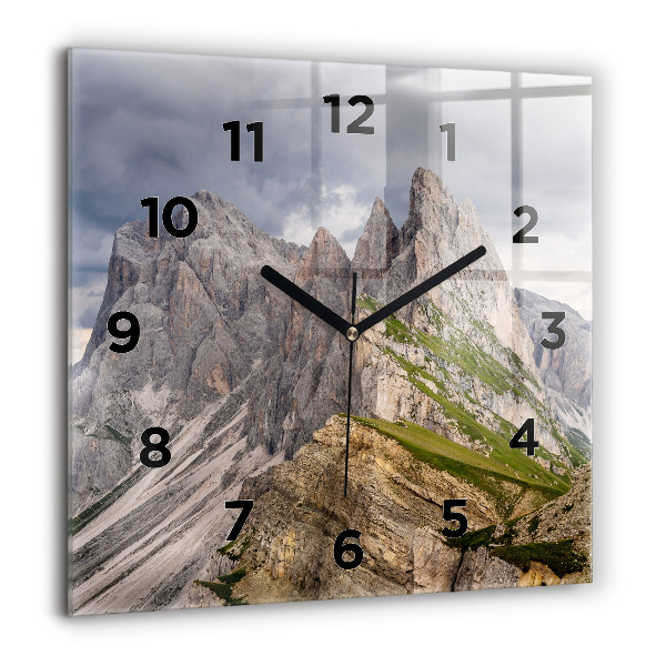 Orologio quadrato Montagne Rocciose