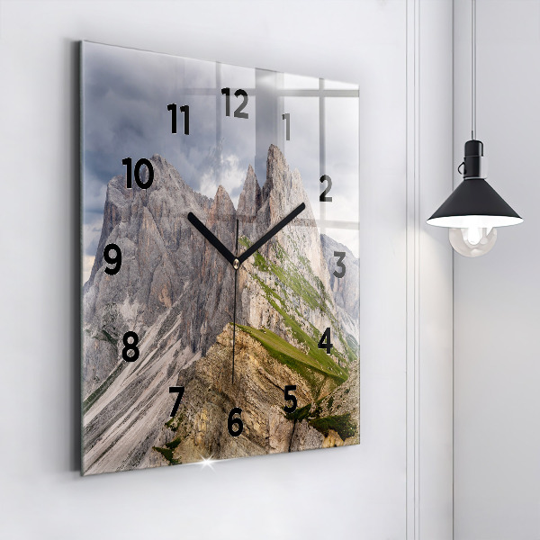 Orologio quadrato Montagne Rocciose