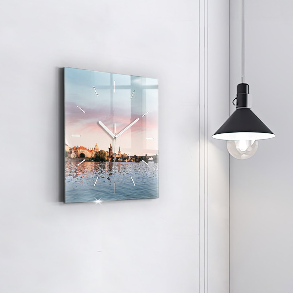 Orologio quadrato Ponte Carlo a Praga