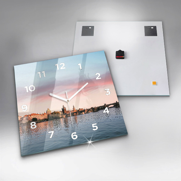Orologio quadrato Ponte Carlo a Praga