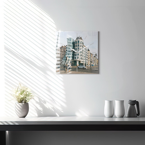 Orologio quadrato Casa danzante Praga