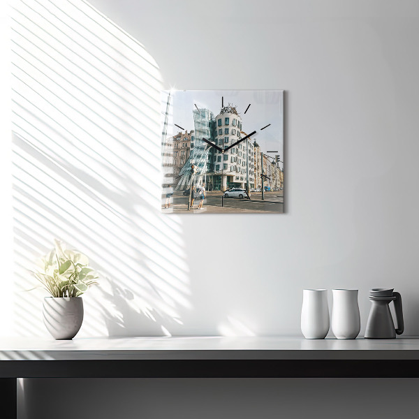 Orologio quadrato Casa danzante Praga