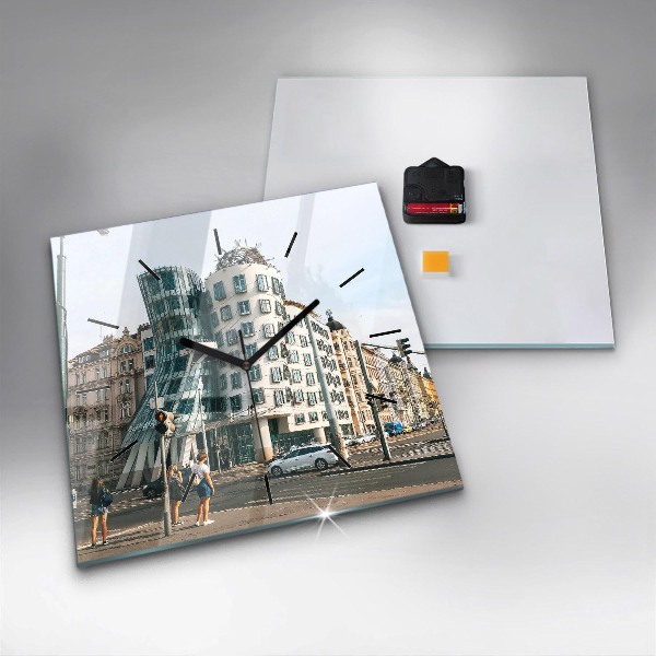 Orologio quadrato Casa danzante Praga
