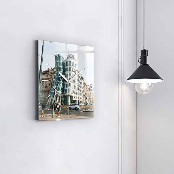 Orologio quadrato Casa danzante Praga