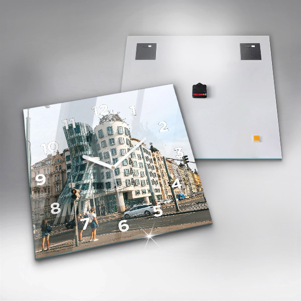 Orologio quadrato Casa danzante Praga