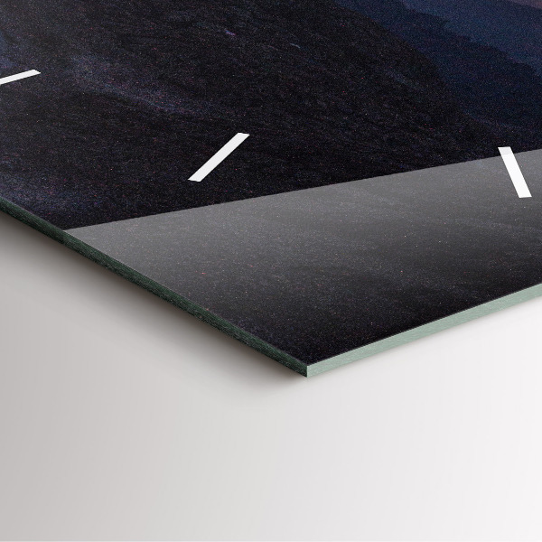 Orologio quadrato Montagne al tramonto