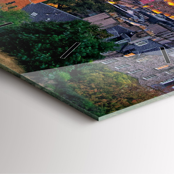 Orologio quadrato Edimburgo da Calton Hill