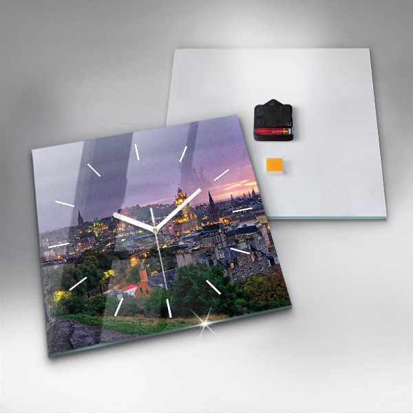 Orologio quadrato Edimburgo da Calton Hill