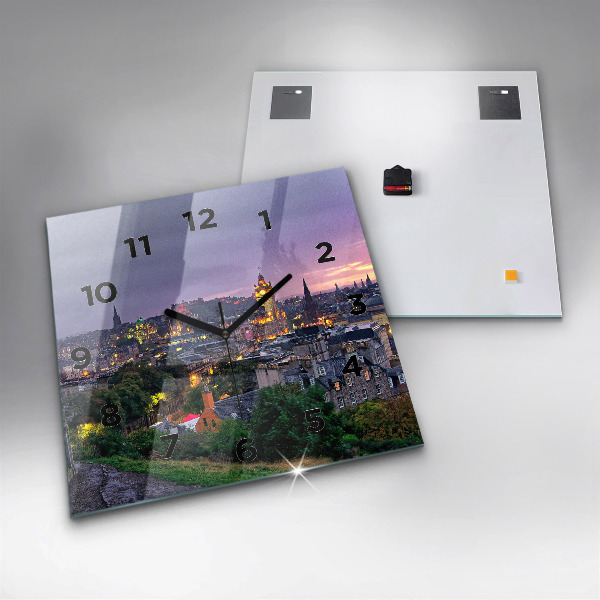 Orologio quadrato Edimburgo da Calton Hill