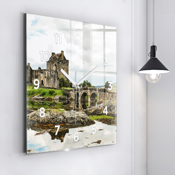 Orologio quadrato Castello di Eilean Donan Scozia