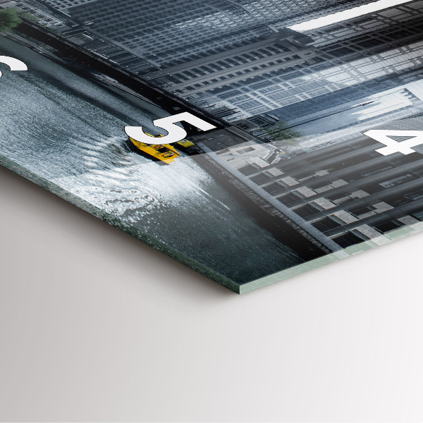 Orologio quadrato Panorama della città