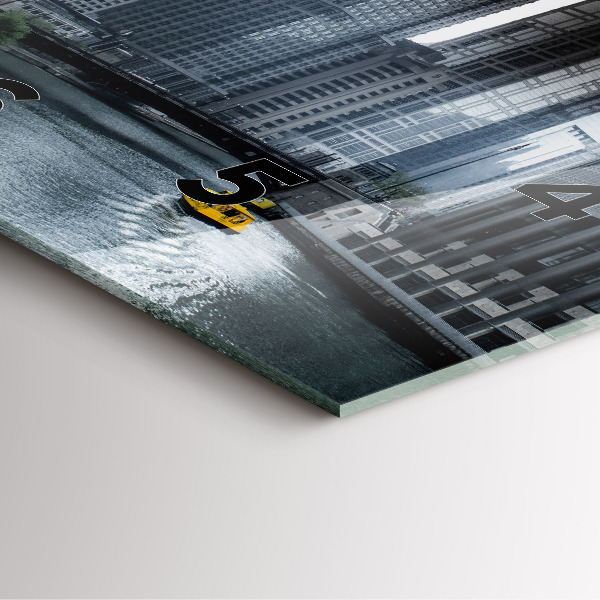 Orologio quadrato Panorama della città