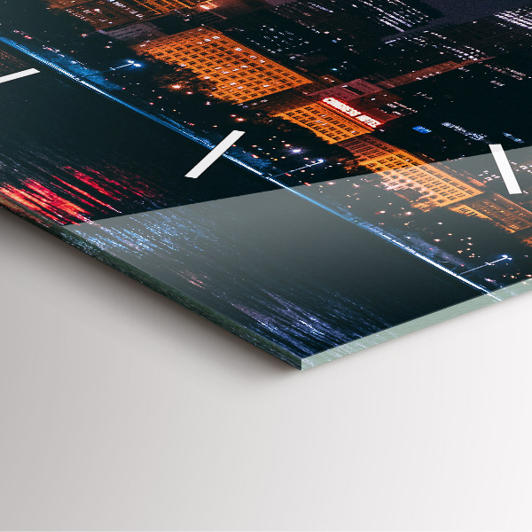 Orologio quadrato Paesaggio urbano di Chicago