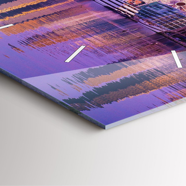 Orologio quadrato Vista dei grattacieli degli USA