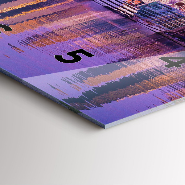 Orologio quadrato Vista dei grattacieli degli USA