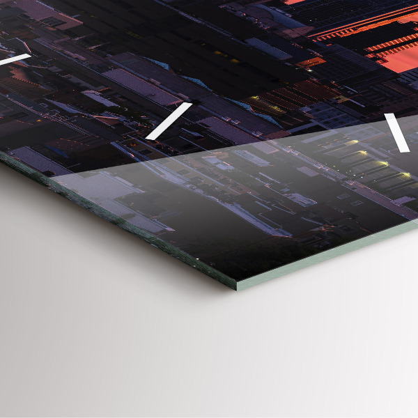 Orologio quadrato Skyline della città di Filadelfia