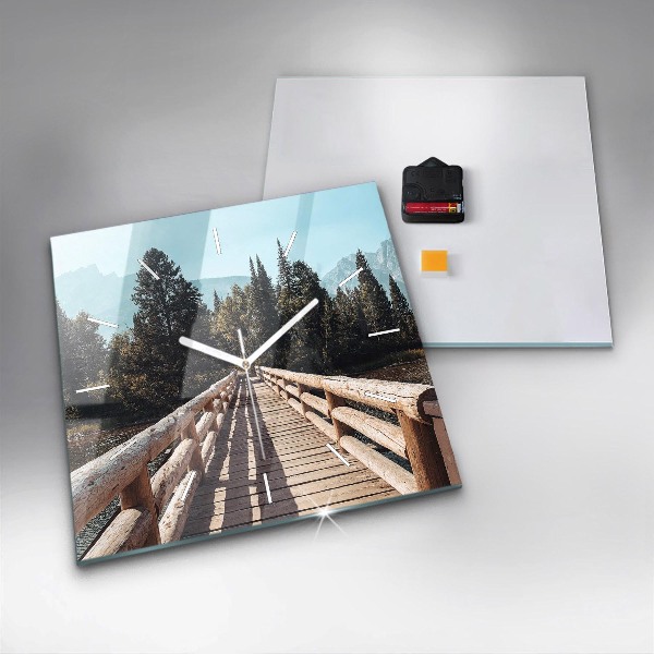 Orologio quadrato Montagne nello Yellowstone