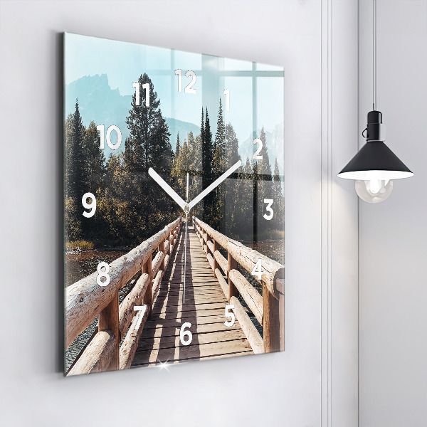 Orologio quadrato Montagne nello Yellowstone